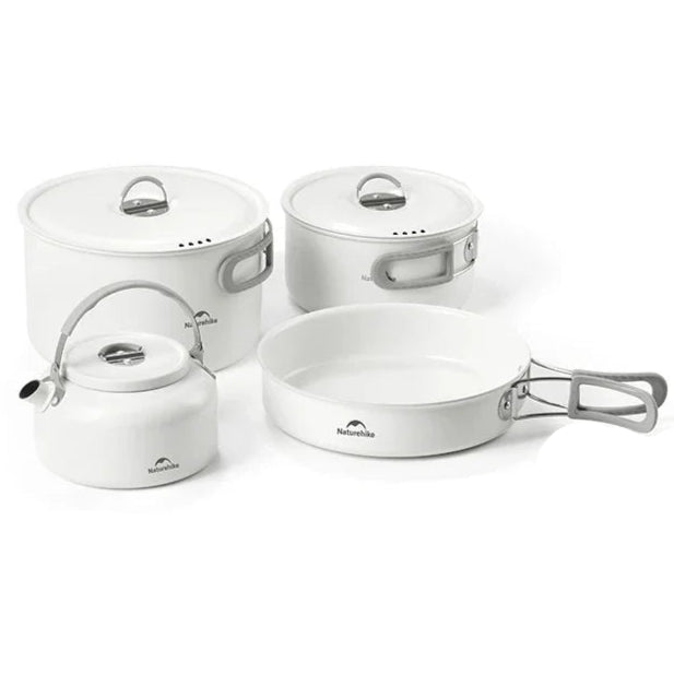 Naturehike Ceramic Non-Stick Camping Cookware – Pot, Kettle, or Full Set